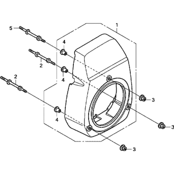 Fan Cover for Honda GC190A