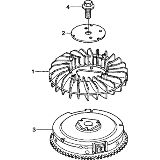 Flywheel Assembly for Honda GCV530U