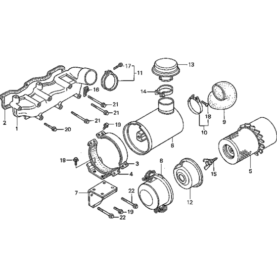 Air Cleaner for Honda GD1250