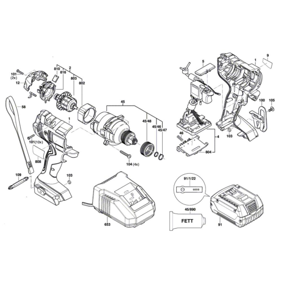 Impact Wrench Assembly