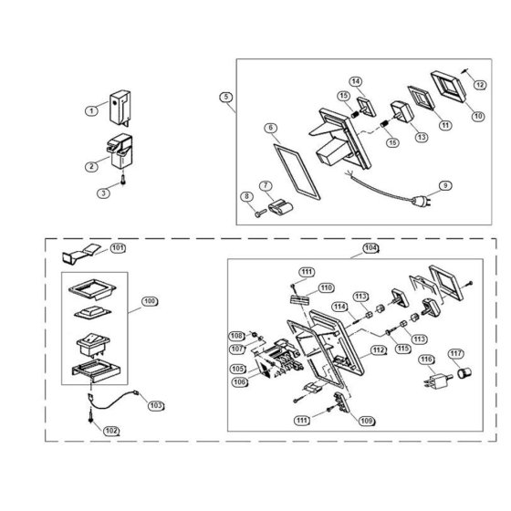 Switch Assembly for GE 110