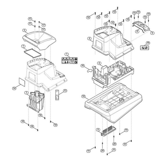 Chute, Housing Assembly