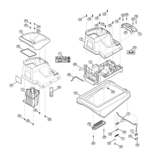 Chute, Housing Assembly