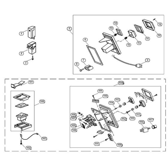 Switch Assembly for GE 210