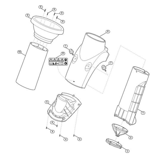 Funnel Assembly for GE 260.1