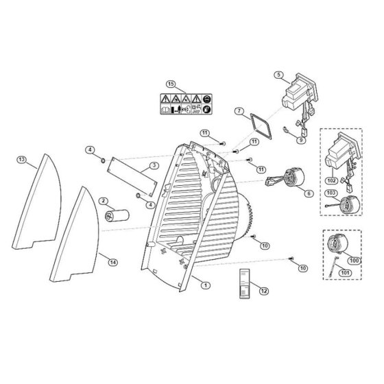 Housing Switch for Stihl/Viking