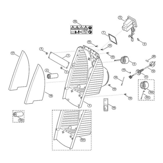 Housing, Switch Assembly