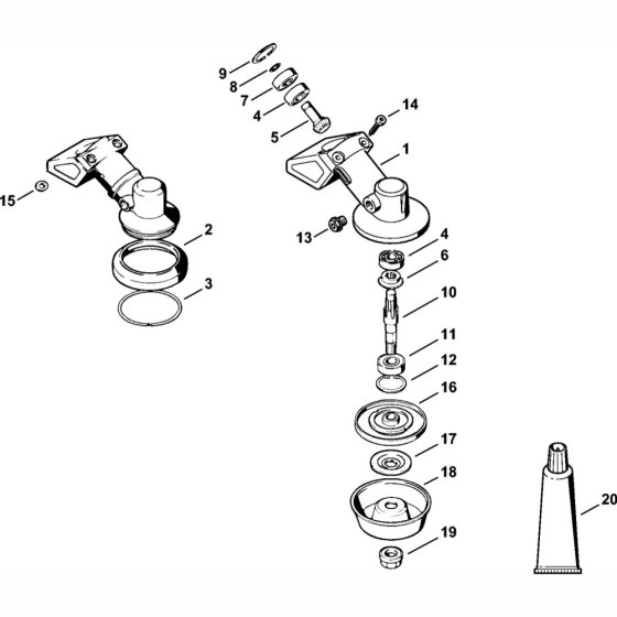 Gear Head Assembly for Stihl FR108