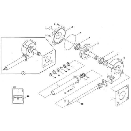 Gearbox Assembly for Belle Mixer