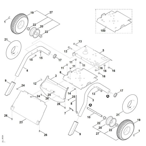 Chassis for Stihl GH 460.0 C