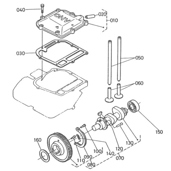 Camshaft Assembly for Kubota