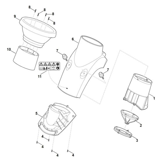 Funnel for Stihl GHE 150.0