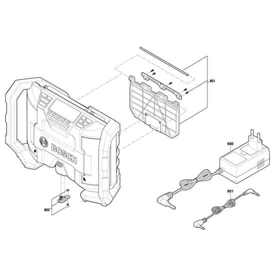 Cordless Radio Assembly