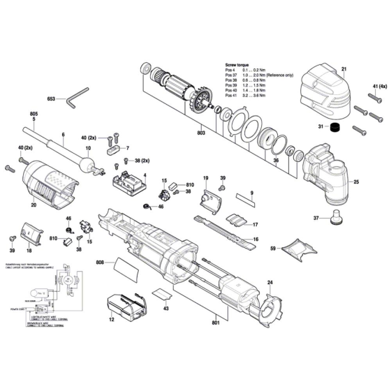 Bosch GOP 30-28 Tool Assembly