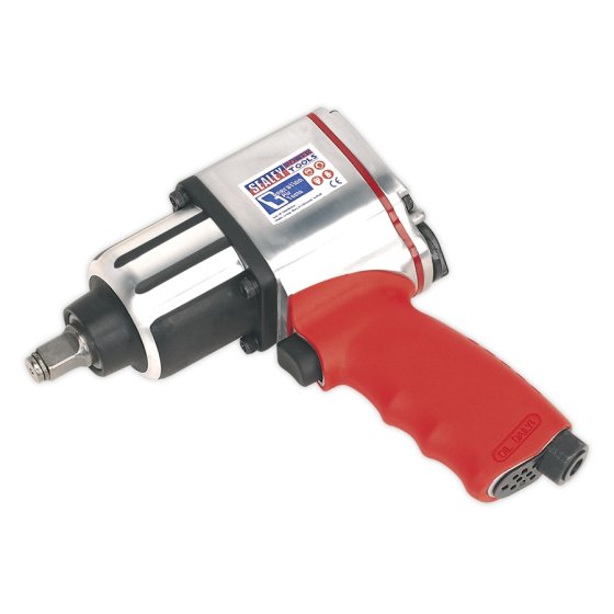 Air Impact Wrench 1/2"Sq Drive Twin Hammer Sealey Part No. GSA02