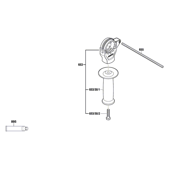 Bosch GSB 16 RE Drill Assembly