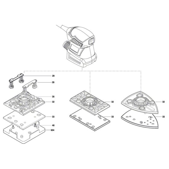 Orbital Sander Assembly