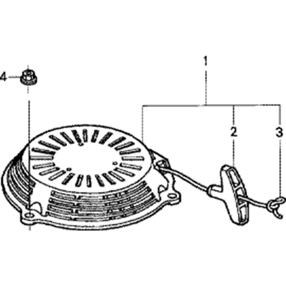Recoil Starter for Honda GSV190A