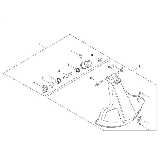 Bearing Case for ECHO GT-222ES