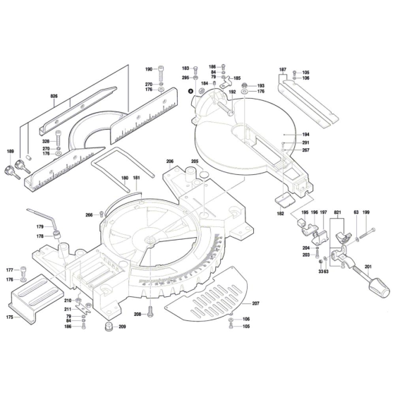 Table Mitre Saw Assembly