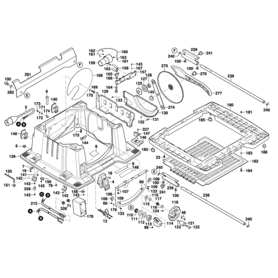 Bosch GTS 10 XC Table Saw