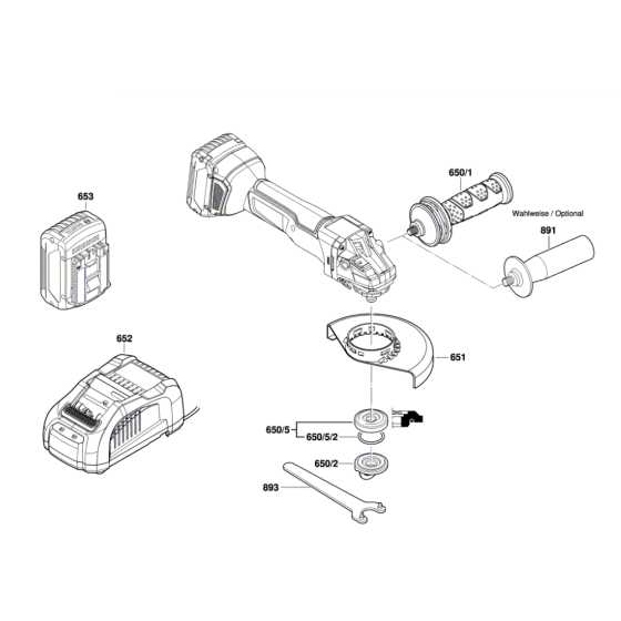 Angle Grinder Assembly Bosch