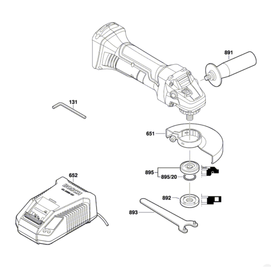 Angle Grinder Assembly Bosch