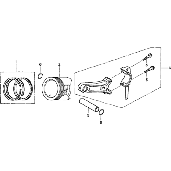 Piston Assembly for GX120T1