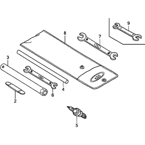 Tool Assembly for Honda GX120T2