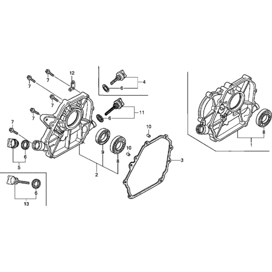 Crankcase Cover for GX120T2