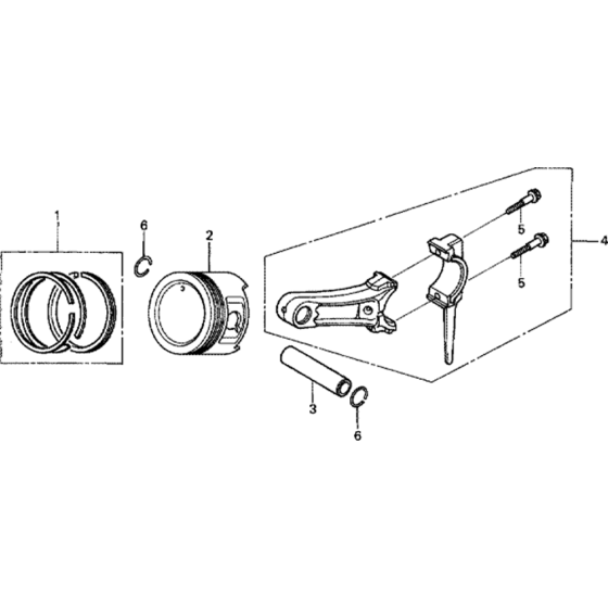 Piston Assembly for GX160T2