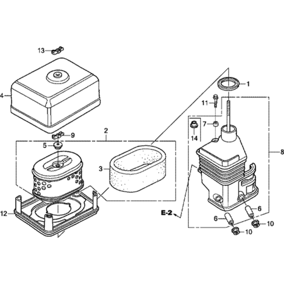 Air Cleaner for Honda GX160T2