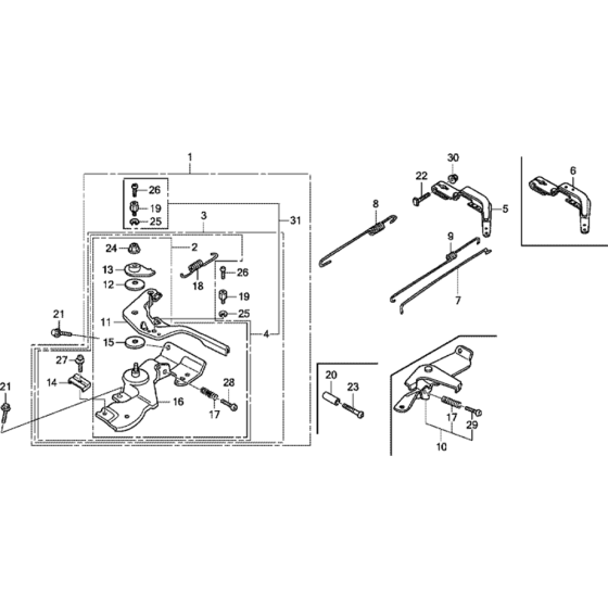 Control Assembly for Honda GX160UT1