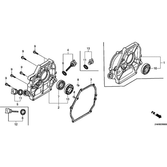 Crankcase Cover for Honda GX160UT1