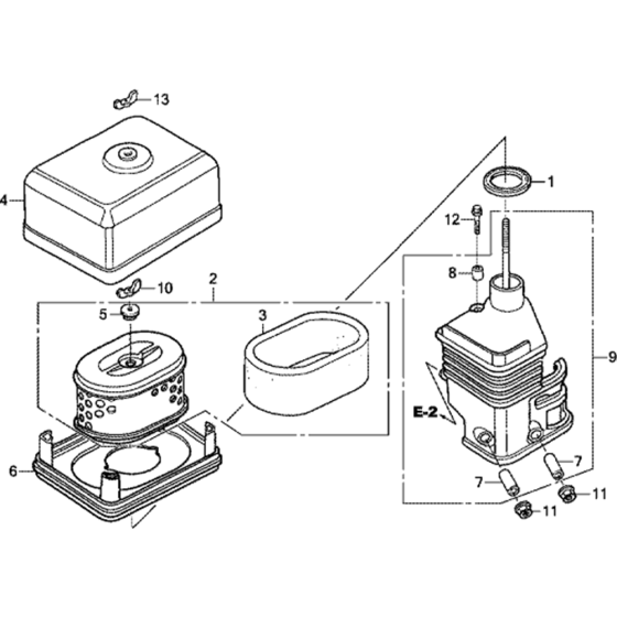 Air Cleaner for Honda GX160UT1