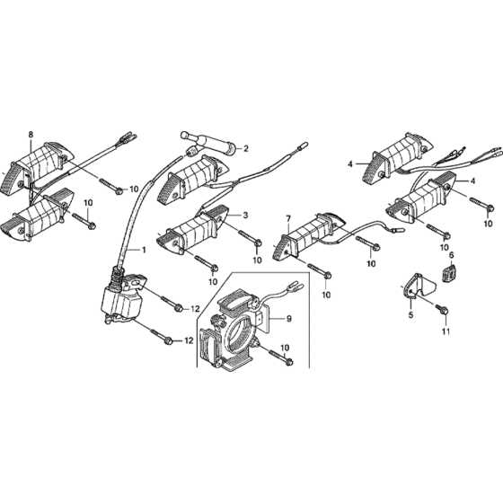 Ignition Coil Assembly Honda GX200