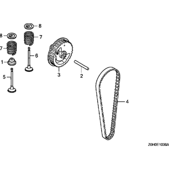 Cam Pulley Assembly for GX25