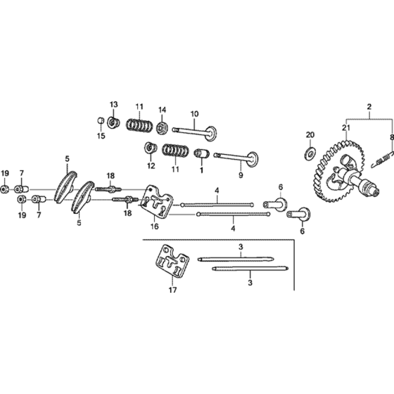Camshaft Assembly for Honda GX340UT1