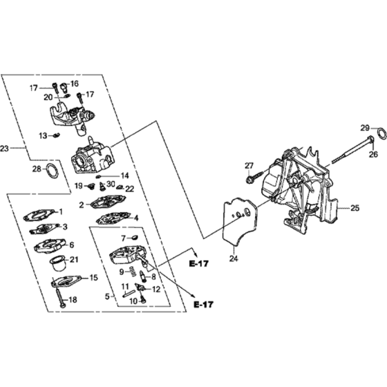 Carburetor Assembly for GX35