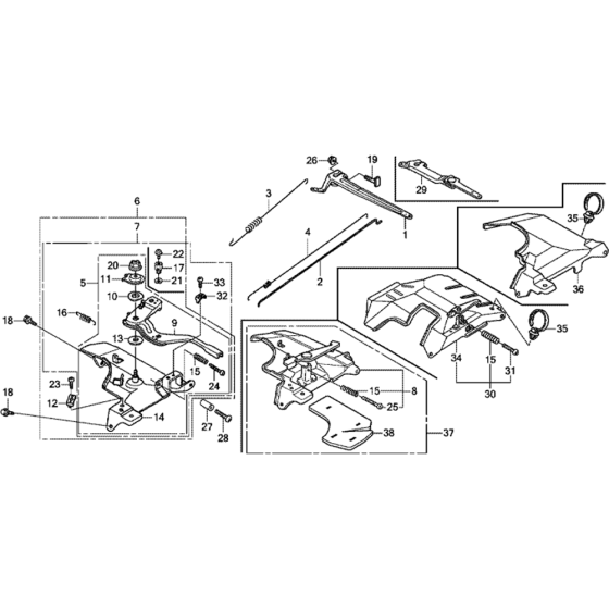 Control Assembly for Honda GX390T2