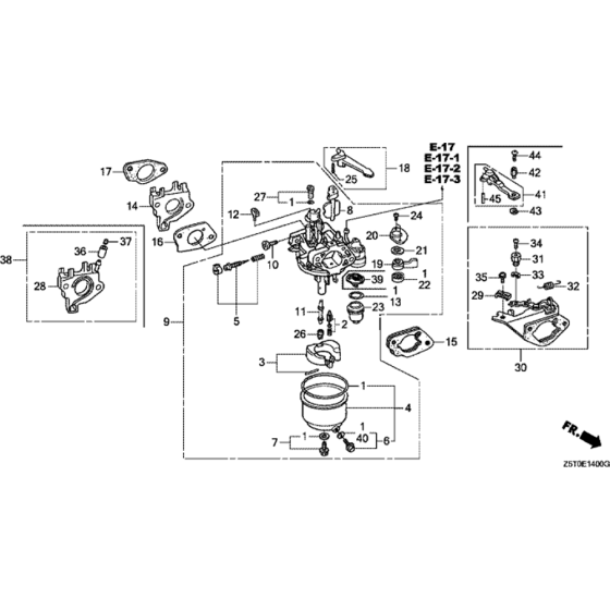 Carburetor Assembly for Honda