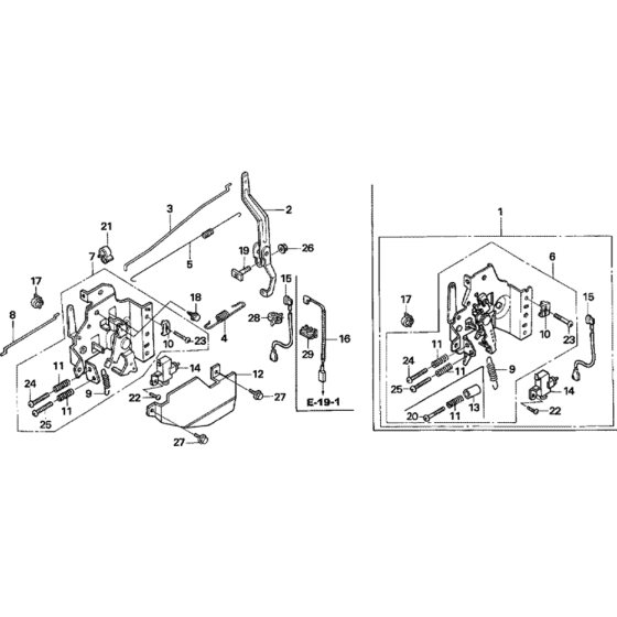 Control Assembly for Honda GXV160H2
