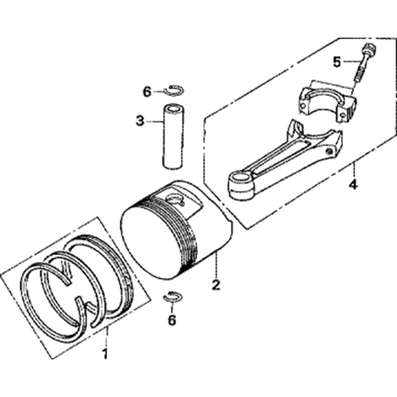 Piston Assembly for Honda GXV340RT2