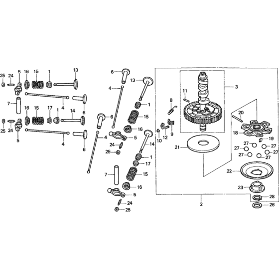 Camshaft Assembly for GXV620