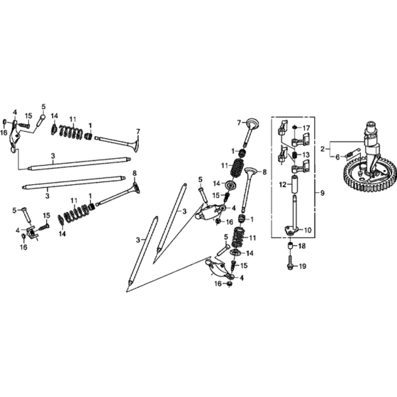 Camshaft Assembly for GXV630R