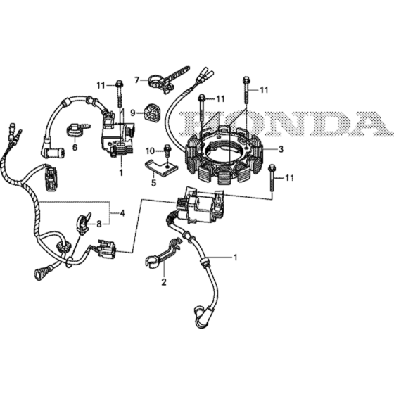 Ignition Coil for Honda GXV630RH