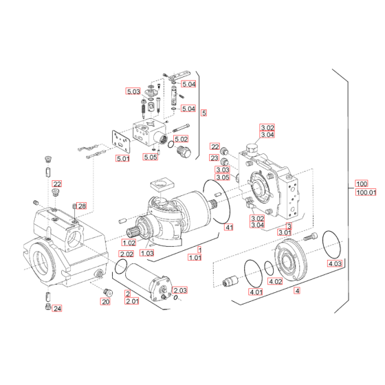 Driving Gear for Hamm Rollers