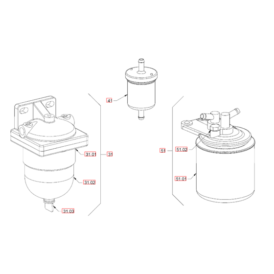 Fuel Filter for Hamm Rollers
