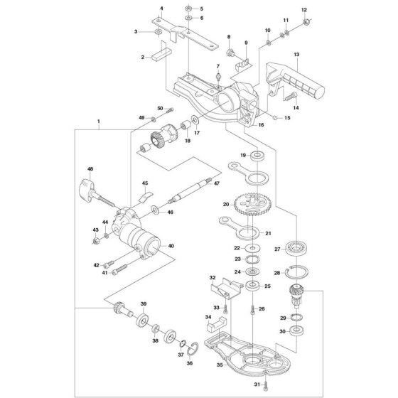 Gear Housing for Husqvarna HA110
