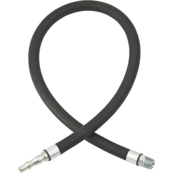 PCL Anti Whip Hose 0.4m Of 8mm I/D Hose, Std Adapt. / Male Thread R 3/8" - HA2155